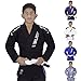 Elite Sports Ultra Light Brazilian Jiu Jitsu Gi for Kids with Preshrunk Fabric and Free Belt, Black