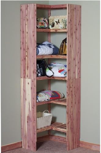 Northern Kentucky Cedar BVCC0024 Aromatic Red Cedar 24 in. Basic Ventilated Corner Cubby
