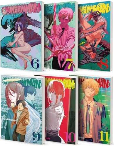 Chainsaw Man Vol. 6,7,8,9,10 Bundle Set (5 Book Collection