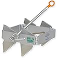 Slide Anchor The Original Box Anchor Large Box Anchor 25lbs/ Hot Dip Galvanized/Boats to 35ft/ Storage Bag Included