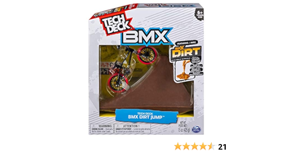 Amazon Com Tech Deck Bmx Dirt Jump Set With 14 Oz Of Bmx Dirt Sports Outdoors