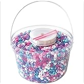 The Beadery - Kandi Kids Bucket, Unicorn Multi - 1.5 Lbs Beads, Cord, Needles - 6500986