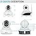 IP Camera, UOKOO 720P Wireless Security Surveillance Camera with Pan/Tilt ,P2P Audio and Night Vision use for Pet Monitor, Puppy Cam, Baby Monitor and Nanny Camera C25