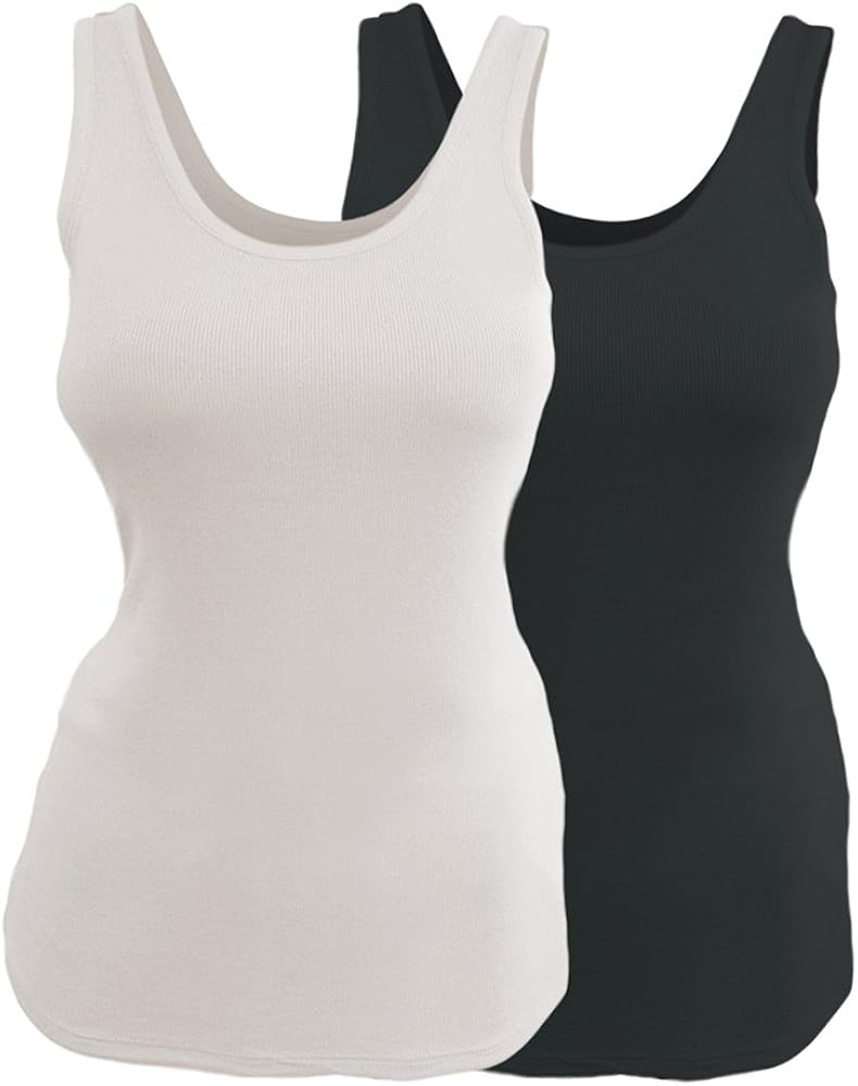 2 or 3 Pack Zenana Women's Basic Tank Tops Cami