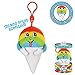 Whiffer Sniffers Willy B. Chilly Snowcone Scented Plush Backpack Clip