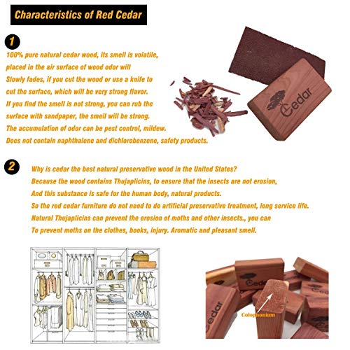 Closet Essentials Red Cedar Clothes Protector and Moth Repellent