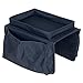Trademark 6 Pocket Arm Rest Organizer with Table-Top, Black