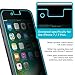 Tech Armor Privacy Ballistic Glass Screen Protector Designed for Apple iPhone 7 Plus, 8 Plus 5.5 Inch 1 Pack Tempered Glass