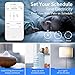 Smart Plug 4-Pack Upgraded Mini WiFi Smart Socket Outlet Work with Amazon Alexa Echo/Google Assistant and IFTTT, No Hub Required by KKUP2U