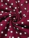 Arshiner Kids Girl Elastic O-Neck Short Sleeve Polka Dot Heart Pocket Pullover Dress