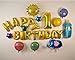 Helium Foil Digital balloons ,birthday holidays weddin party supply Golden 40