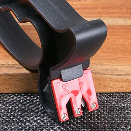 Ranoff 2 in 1 Handy Professional Handheld Scissors Sharpener Tool (Black)