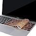 Mosiso Keyboard Cover for MacBook Pro 13 Inch 2017 & 2016 Release A1708 No Touch Bar & New MacBook 12 Inch A1534 Protective Skin, Wood Grain