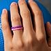 ThunderFit Silicone Wedding Bands for Women, Rubber Wedding Rings with Diamond Pattern 2.6mm Wide 2.1mm Thick - 1/4/8 Variety Multipack