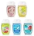 Bath & Body Works 5 Pack Pocketbac Fragrance Faves Collection Bundle Hand Sanitizers 1 Fl Oz
