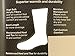 Dickies Men's Heavyweight Cushion Compression Work Crew Socks, Black, 6 Pair, Big and Tall 12-15