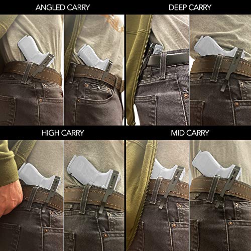 ClipDraw Gun Clip, Low Profile Slim Concealed Carry Easy Install