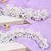 Vktech® New Crystal Faux Pearl Flower Party Bridal Headband Hair Band Tiara
