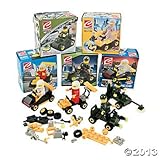 6 Mini BUILDING Block Vehicle Sets/RACE Car/JEEP/Construction, etc/Party FAVOR/STOCKING STUFFERS/Motor Skills