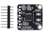 DONGKER INA260 Voltage Power Sensor Module,DC 3.0V-36V Voltage Tester Sensor Module with 8Pin Male Pin for Measure High Low Volt Current