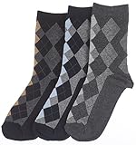 Trimfit Boys Classic Argyle Crew Socks 3-Pack