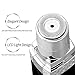 KINGDOMCARES Facial Hair Remover Painless Sleek Facial Hair Removal for Women Portable Face Hair Remover Ladies Electric Battery Power Hair Trimmer Applicable on Lips Chin Neck with Build-in LED Light