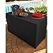 Folding Table Cover, Fitted Tablecloth for 4-Foot Folding Table, Black