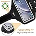 RUNBACH Armband for iPhone 17/17 Pro/16/16 Pro/15/15 Pro/14/14 Pro/13/13 Pro/12/12 Pro/11/XR,Sweatproof Running Exercise Bag with Card Slot for iPhone 16,15,14,13,12,11,iPhone XR(Black)