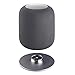 Kiwi Design Stand Compatible with HomePod, Aluminum Alloy Anti-Slip Pad Shock Proof Base Coaster Holder for HomePod Speaker(Dark Grey)
