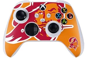 Skinit Decal Gaming Skin Compatible with Xbox Series S Controller - Officially Licensed NFL Tampa Bay Buccaneers Retro Logo Design