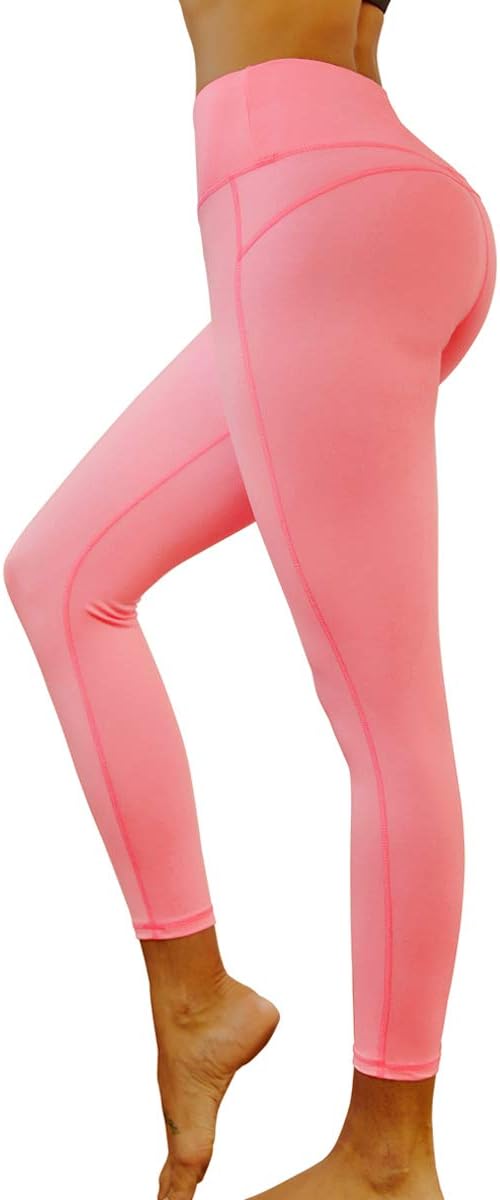 Yoga Pants Womens, High Waist Sports Leggings, Tummy Control Running Tights