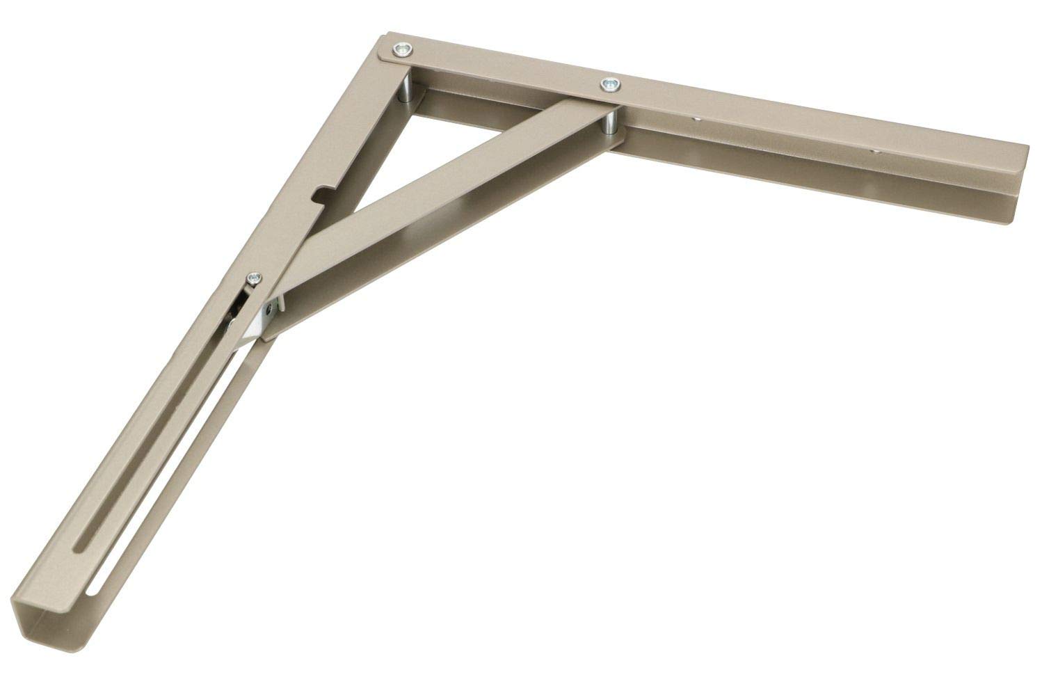 KOTARBAU 5907465905923 Folding Console, Silver, 300 mm x 260 mm