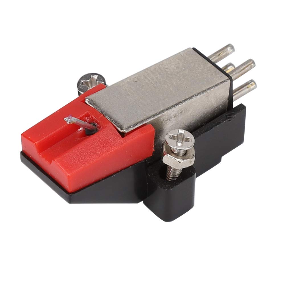 Q1 Phonograph , Red Moving Magnet Dual Needle, Replacement Phonograph & Record Player Turntable Needle