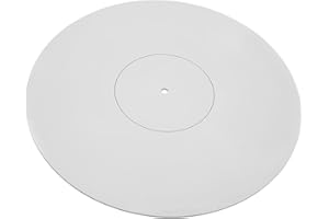 RASTKY Turntable Alignment Professional Mat for Speed Rotation Angles Adjustments Phonograph Tool for Home Use, Acrylic White