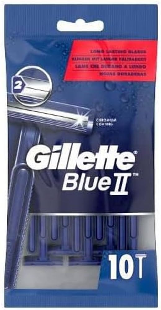 Gillette BlueII Disposable Razors for Men x10