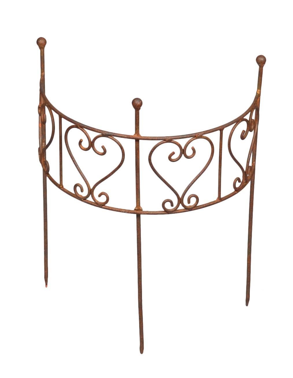 Posiwio Medium Decorative Lattice Panel Trellis Support Shrub Holder Metal Patina