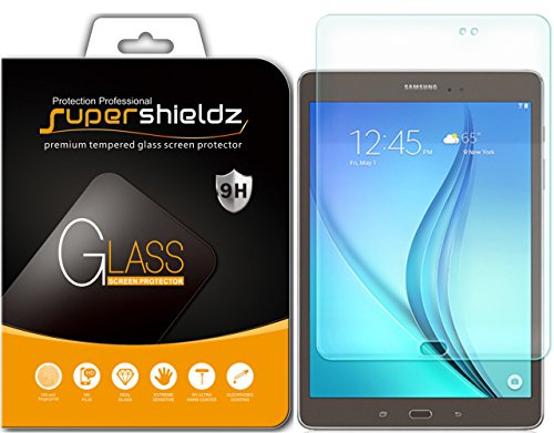 Supershieldz for Samsung Galaxy Tab A 8.0 Tempered Glass Screen Protector, Anti-Scratch, Anti-Fingerprint, Bubble Free, Lifetime Replacement Warranty (SM-T350)