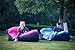 MAMBLE Inflatable Lounger Sofa Portable Sofa Bed Air Sofa for Travelling, Camping, Beach, Park Blue