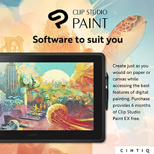 Wacom Cintiq 22 Drawing Tablet with Screen, 21.5