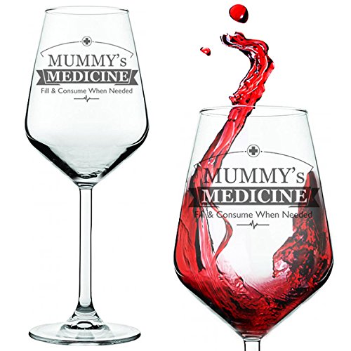 Mummy's Medicine Wine Glass For Stressed Mum’s