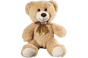 Hgplvxj Teddy Bear Stuffed Animals, 13 Inches Teddy Bear Plush Toy Birthday Christmas Valentine’s Day Gift for Kids Girlfriend (Light Brown)