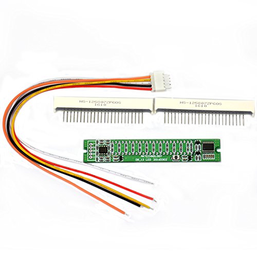1PC 7v-12v Amplifier Board Mini Dual 12 Level indicator VU Meter Stereo Adjustable light Speed Board With AGC Mode Diy KITS(A)