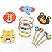 Toddle Toy Ring Toss - Ideal Wooden Ring Toss Game – Portable and Most Colorful Fun Animal Toss Across Games for Kids