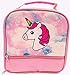 Unicorn Lunch-Box for Girls, Pink Bag for Toddler Daycare Pre-School, Large School Lunch-Boxes, Little Kids & Girl Toddlers | Cute Insulated Tote Rainbow Horn | Lunchera para niñas Bonitas | BPA Free