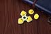 GoTwiddle Spinner Fidget Toy Triangle Hand Spinner - Glow in the Dark - Lightest Smallest Spinner - High Speed Bearing - for Calm Focus ADHD Autism - Kids Adults - Spin 2-4 Minutes - (Eli) (Yellow)