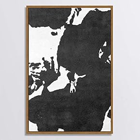 signwin Framed Canvas Wall Art Black and White...