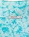 Lock and Love WB1058 Womens Tie Dye Fold Over Maxi Skirt M AQUA