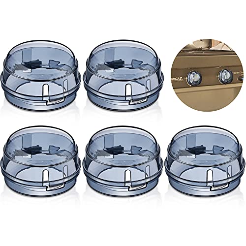 5 Pieces Gas Stove Knob Covers for Child Safety, Baby Oven Lock Kitchen