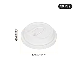 uxcell Disposable Coffee Cup Lids, 50 Count 89mm