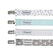 Pacifier Clip by Honeyed - set of 4 - Unisex with Modern Design